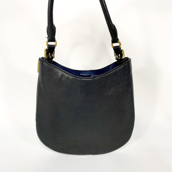 J. Crew Handbags - J. CREW Goodwinn Hobo Black Leather Single Strap